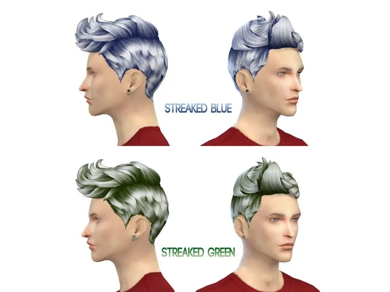 77Hair-S4 The plane head