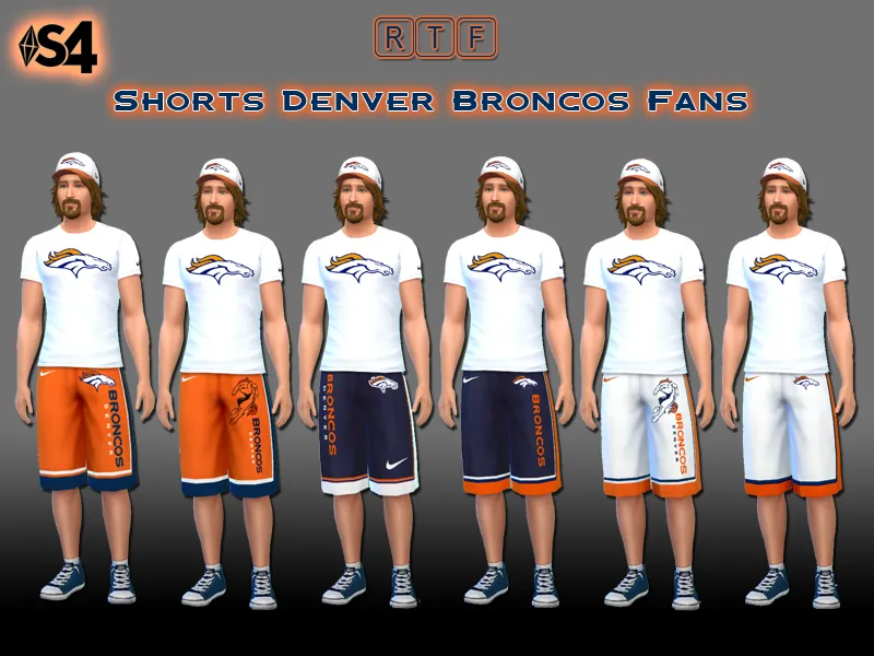 Shorts Denver Broncos Fans