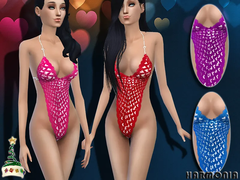 Metallic Heart Teddy ~Xmas 2015