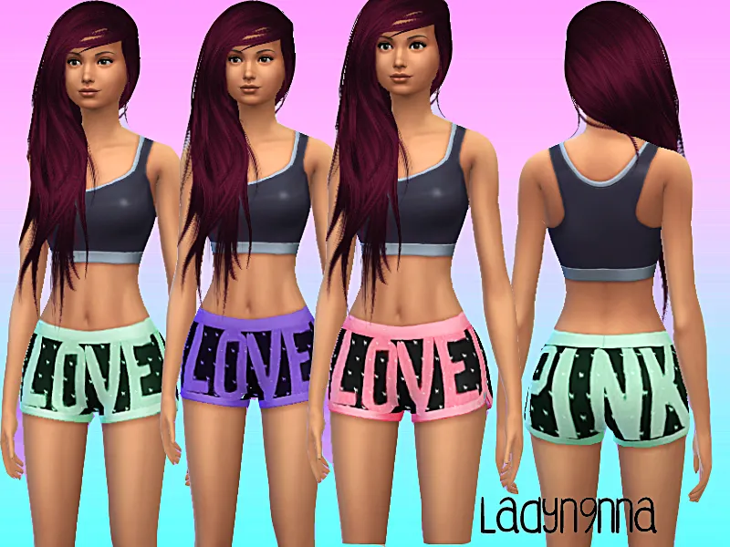 PINK Workout Short Set