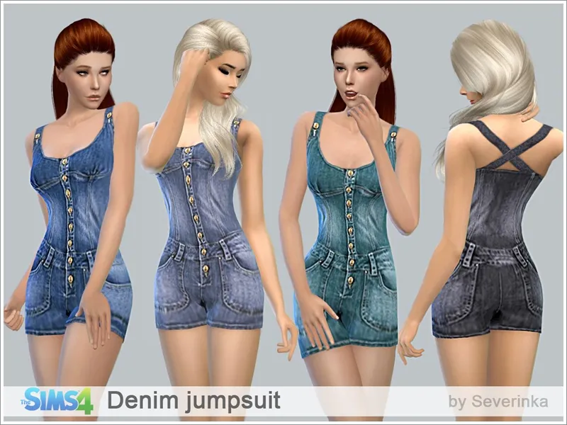 Denim jumpsuit