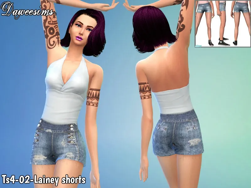 Ts4 #02-Lainey shorts