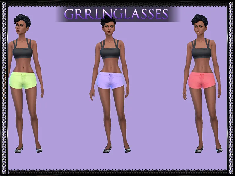 GP02 Shorts Short Tie Recolors - Requires Spa Day