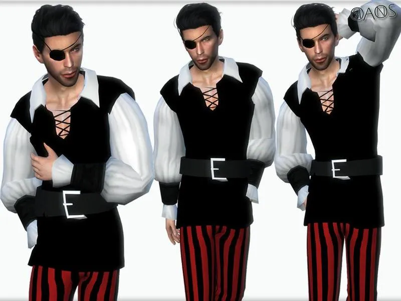 Pirate Costume Top