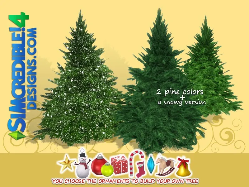 Build up your Christmas tree - pine [large]