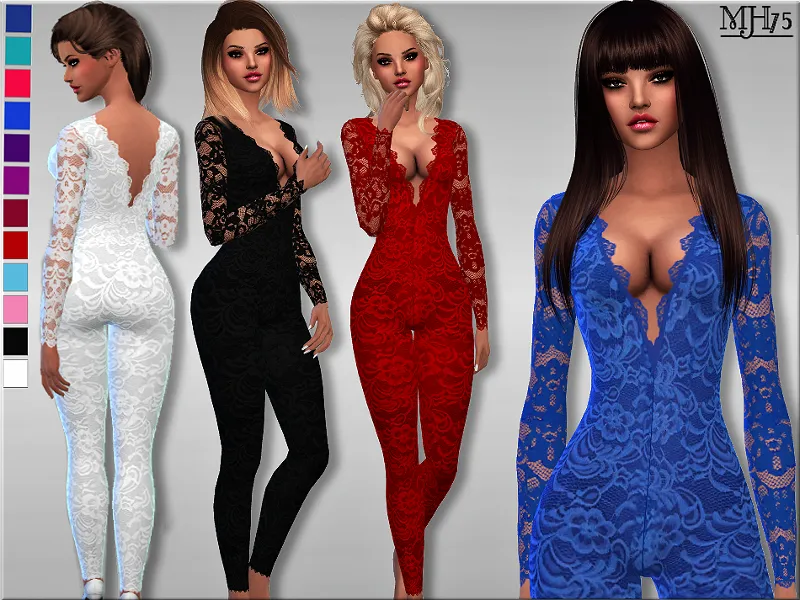 S4 Full Lace Catsuit