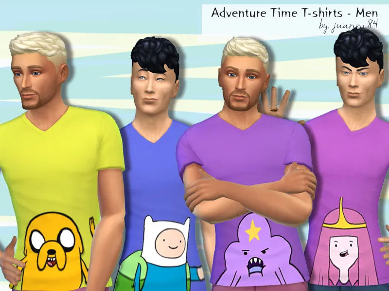 Adventure Time Male T-Shirts