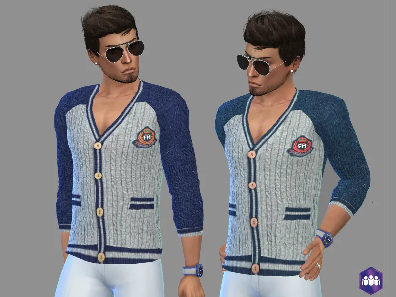 Cashmere blend cardigan