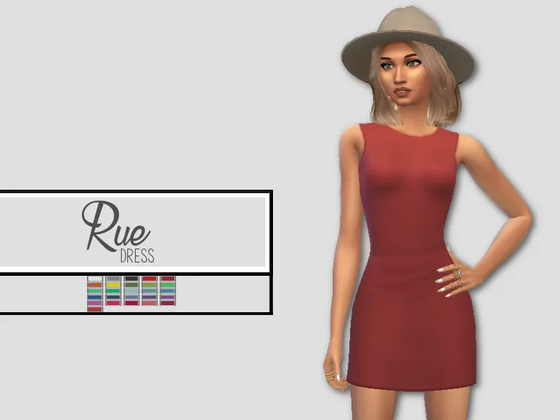 RUE Dress || Christopher067 - Dine Out Needed