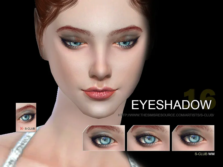 S-Club WM thesims4 Eyeshadow 16