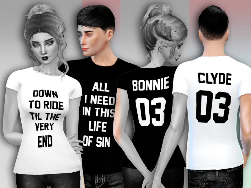 Bonnie & Clyde' Top For Men