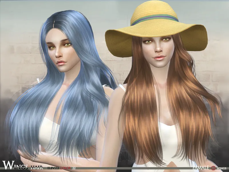 WINGS HAIR SIMS4 ELEV112 F