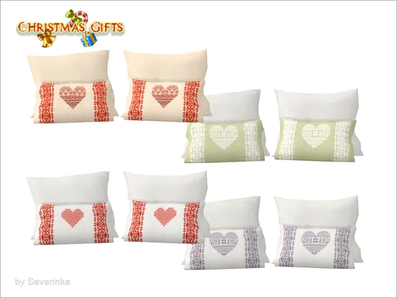 [Christmas Bedroom] - double bed pillows