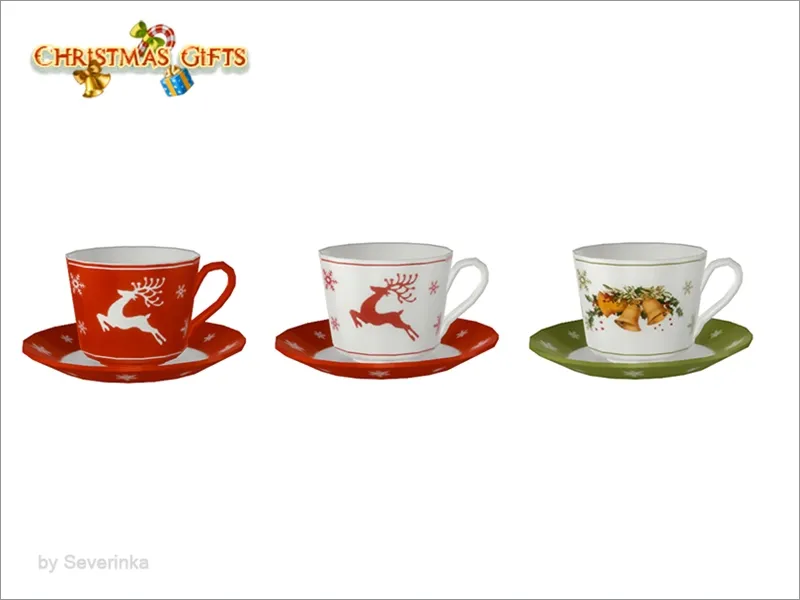 [Christmas Dishes] - cup with plate