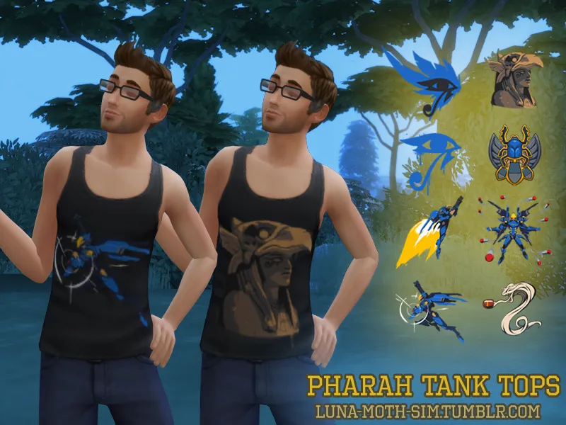 Male Pharah Tank Top