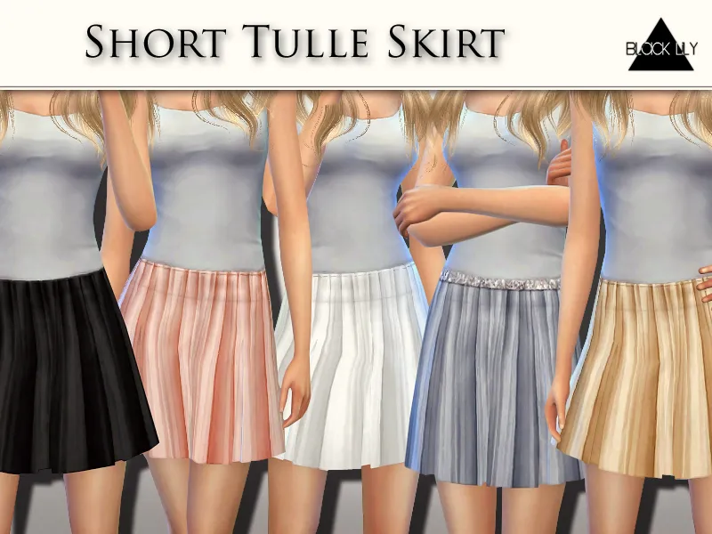 Short Tulle Skirt