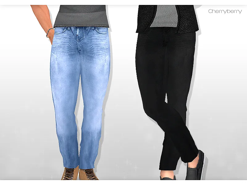 Skinny stretch jeans for men