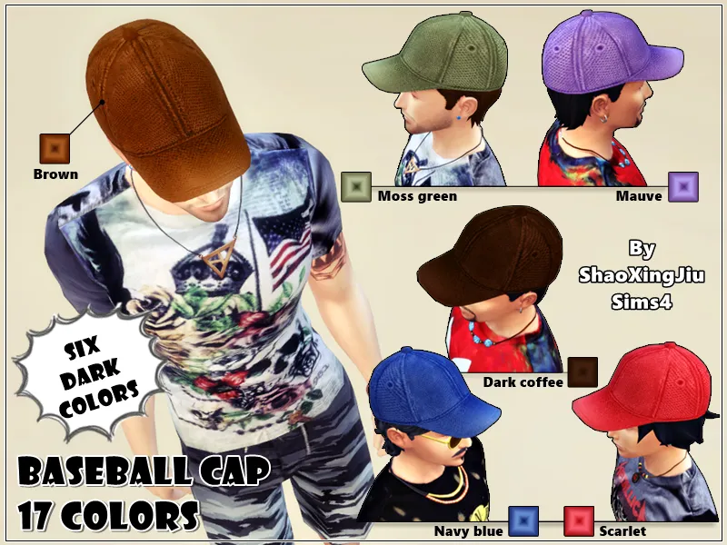 Baseball Cap -17 Colors