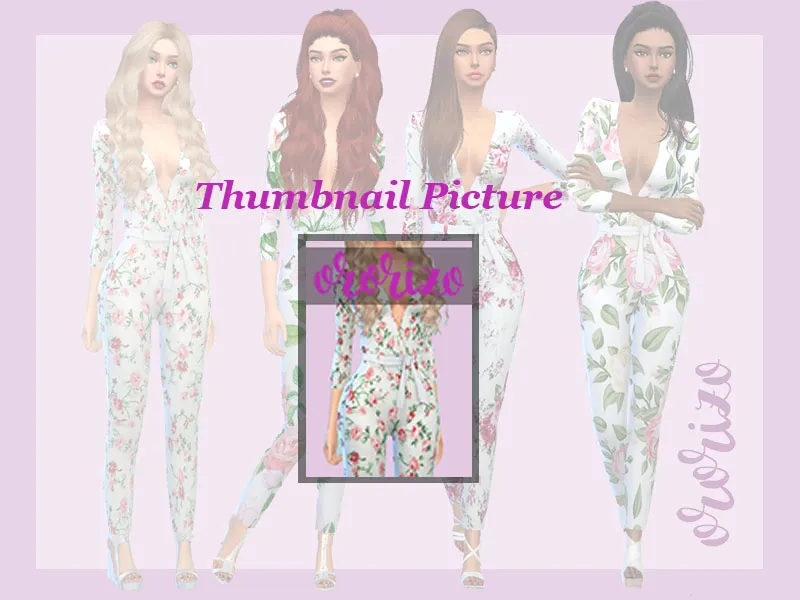 Ororizo - Emily Jumpsuit (Sentate) - mesh needed