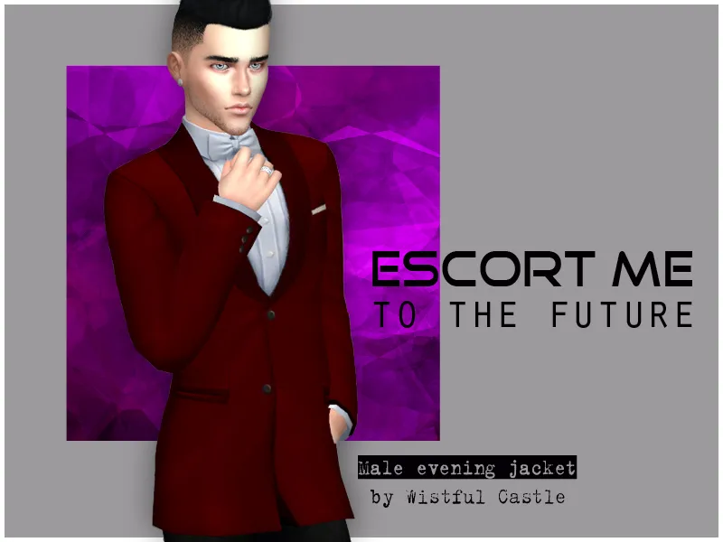 Escort me to the Future - male jacket