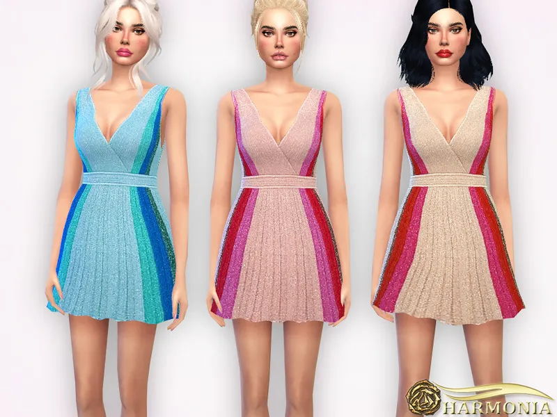 Metallic stretch-knit Skater Dress