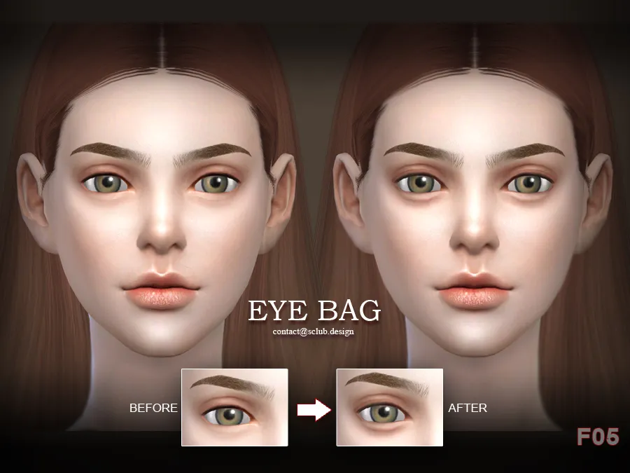 S-Club LL thesims4 Eyebag F05