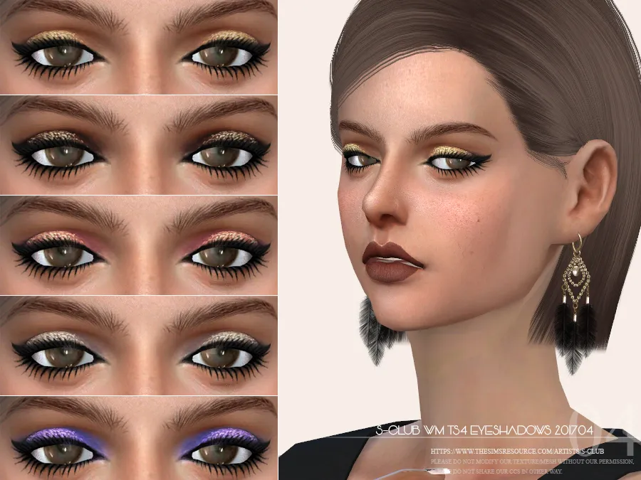 S-Club WM thesims4 Eyeshadow F201704
