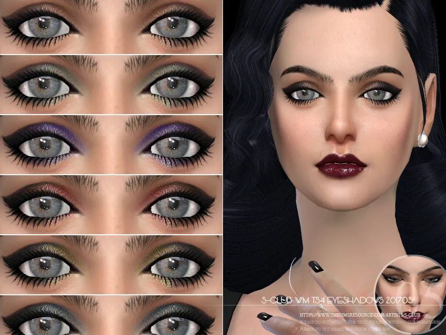 S-Club WM thesims4 Eyeshadow 201705