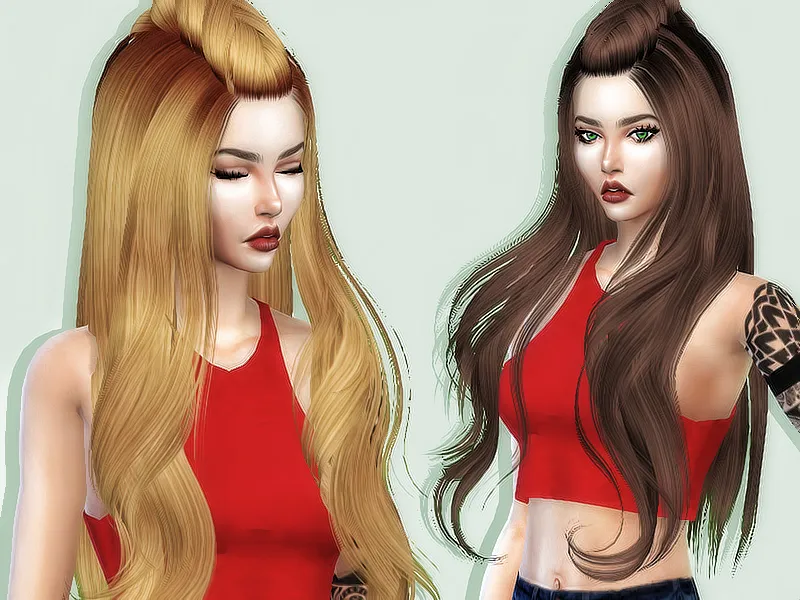 Sharareh: Skysims' 285 hair retexture