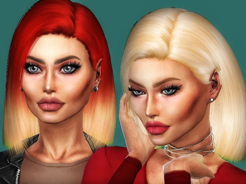 Crow hair alpha edit and retexture