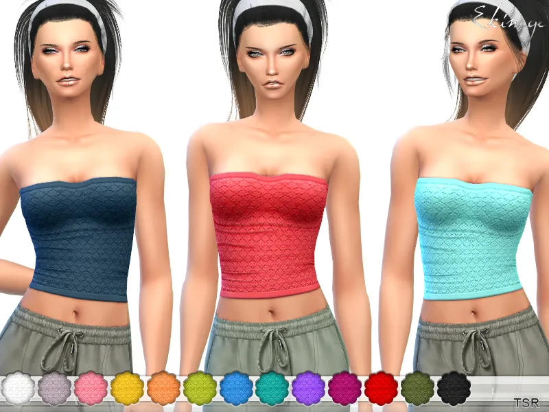 Textured Tube Top