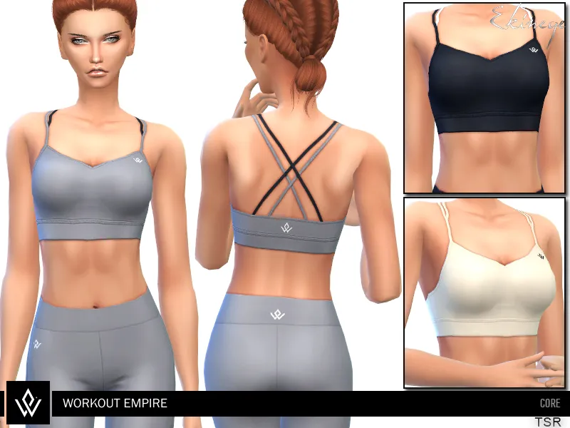 Workout Empire - Core - Strappy Bra