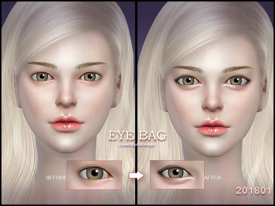 S-Club LL thesims4 Eyebag 201801