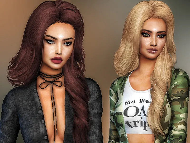 Skysims' 210 hair retexture