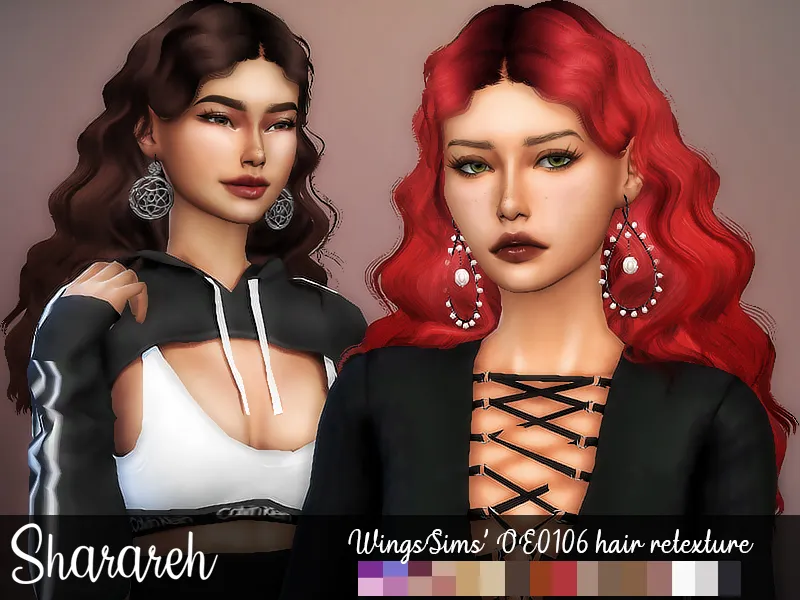WingsSims' OE0106 hair retexture