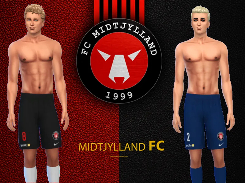 FC Midtjylland shorts 2018/19 (Requires Fitness Stuff)