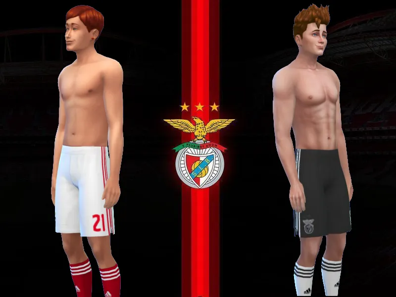 SL Benfica shorts 2018/19 (Requires fitness stuff)