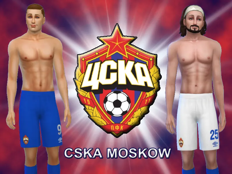 CSKA Moscow shorts 2018/19 (Requires Fitness Stuff)