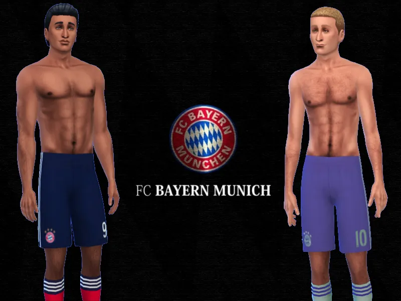 Bayern Munich shorts 2018/19 (Requires Fitness Stuff)