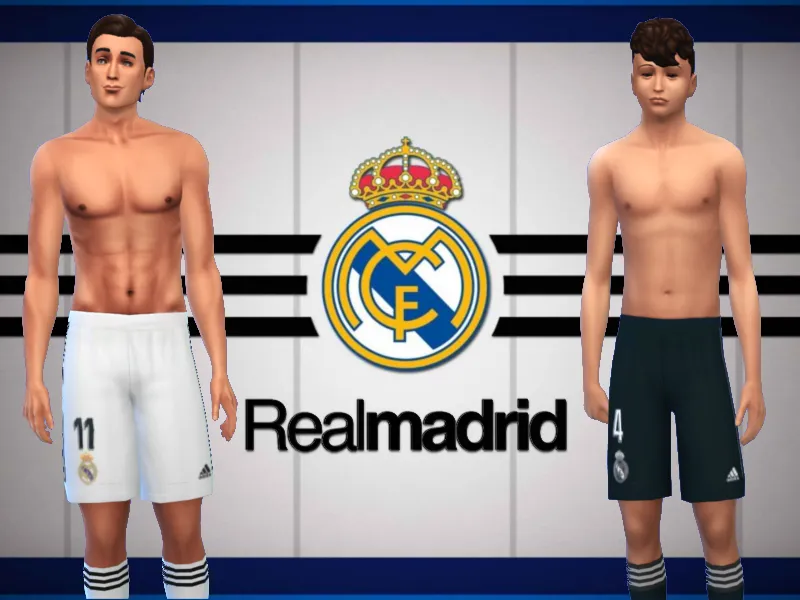 Real Madrid CF shorts 2018/19 fitness needed
