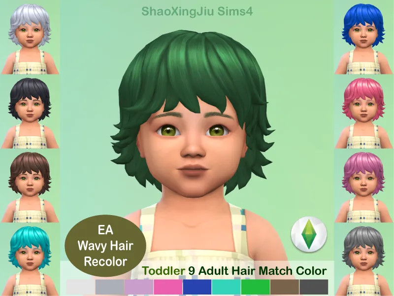 Wavy Hair Recolor