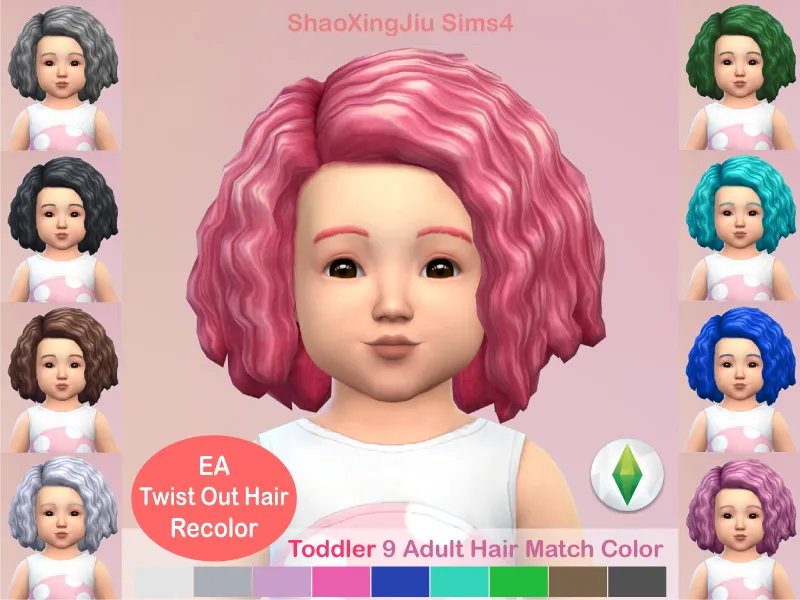 Twist Out Hair Recolor