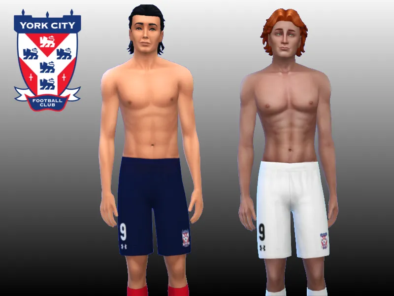 York City F.C. shorts  fitness needed