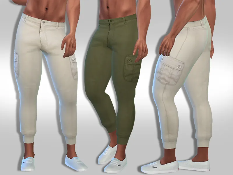 Male Sims Trendy Cargo Pants