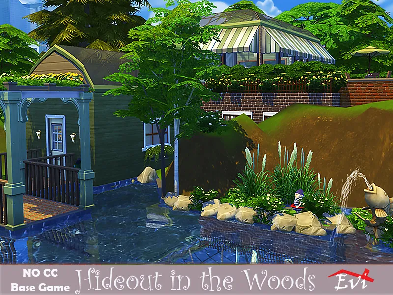 Hideout in the woods