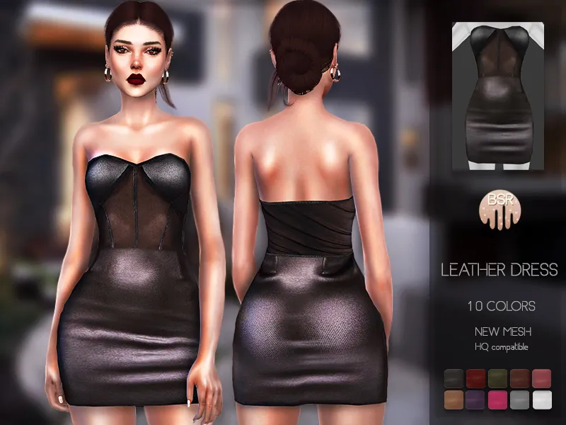 Leather Dress BD91