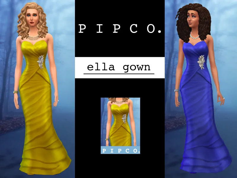 ella gown.