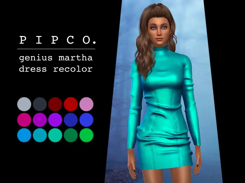 genius martha dress recolor (mesh needed).