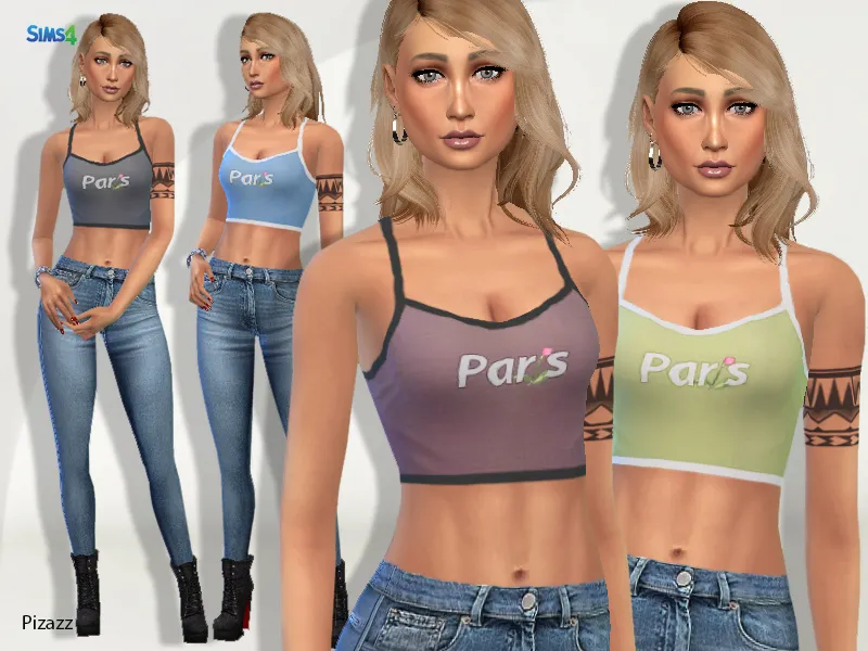 Paris Crop Top