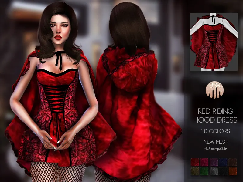 Red Riding Hood Dress BD110